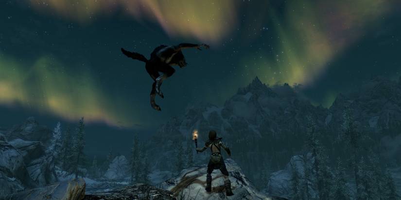Skyrim Werewolf Jump Mod 