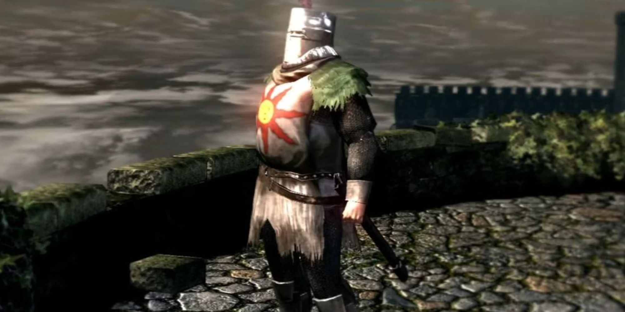 Dark Souls Solaire looking on the horizon