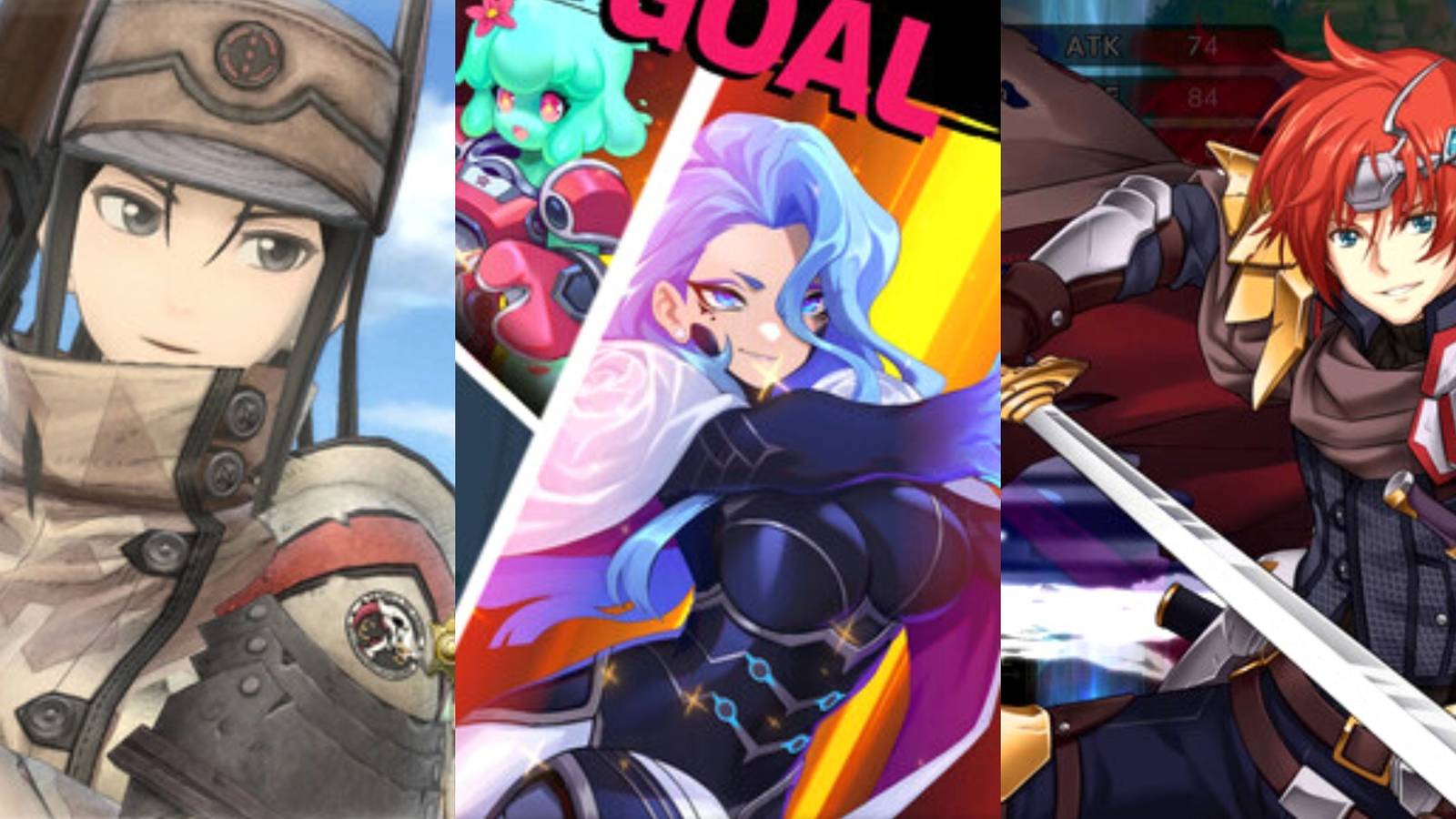 soldier in Valkyria Chronicles 4, battle in Omega Strikers, Ledin in Langrisser I & II