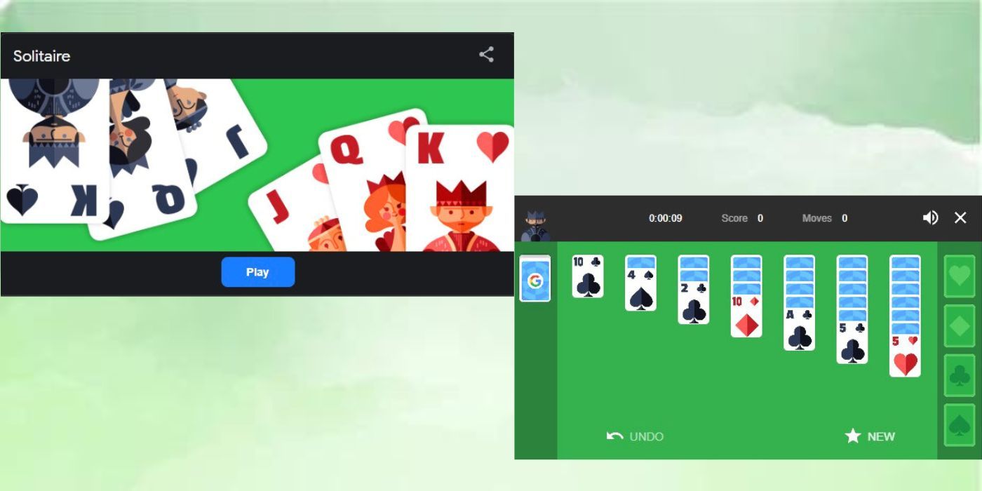 Solitare Google Game