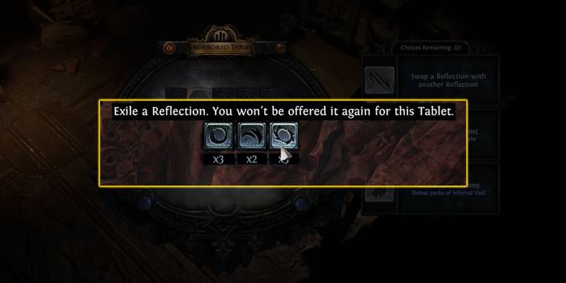 Special Abilities in the MIrrored Tablet