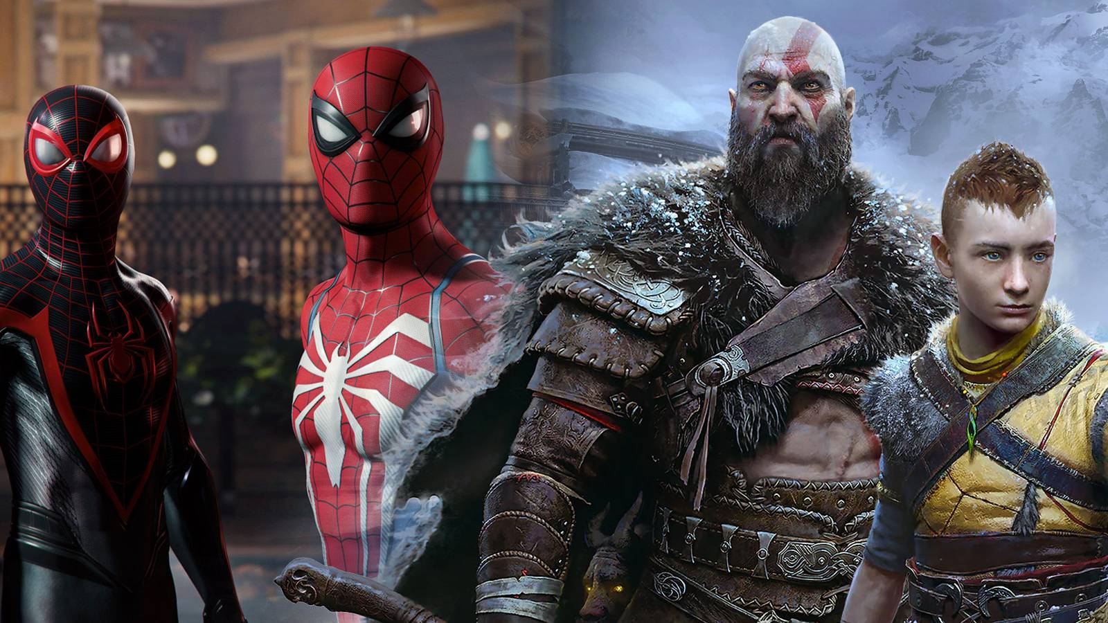 Spider Man 2 God Of War Hurdle