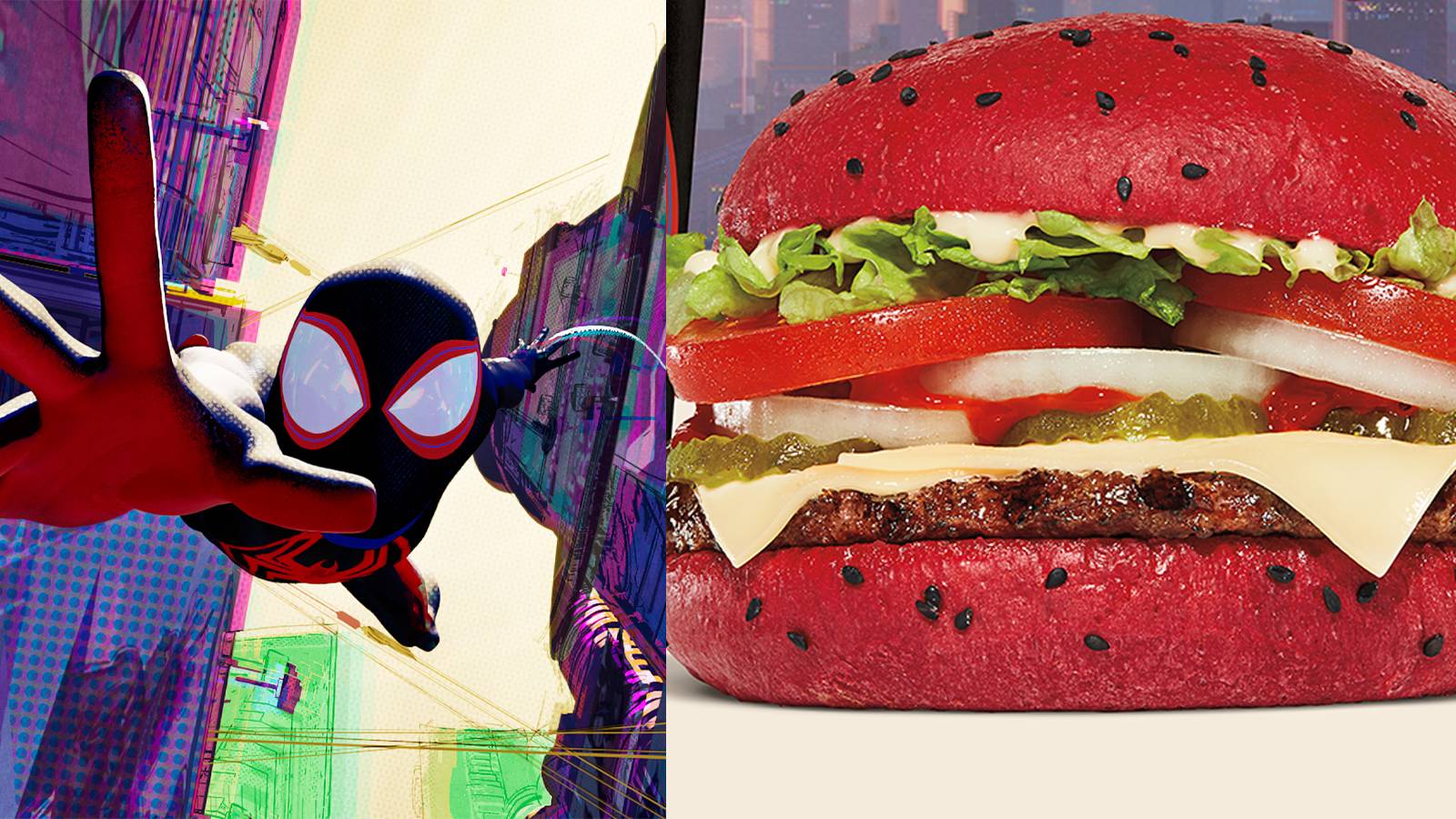 Spider-Man: Across the Spider-Verse Burger King Whopper