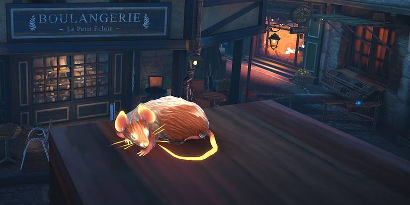 The Spirit and The Mouse Lila Sleeping on a Roof