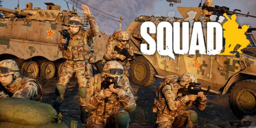 An army of soldiers in Squad