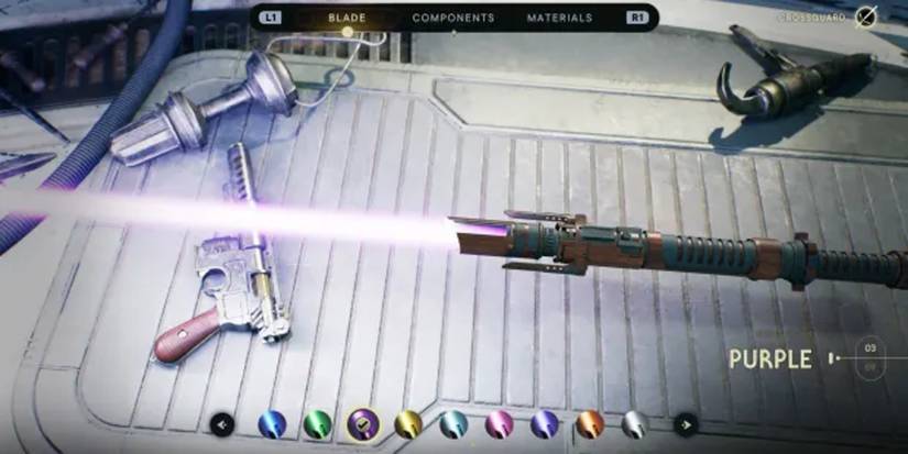 Star Wars jedi survivor lightsaber customization