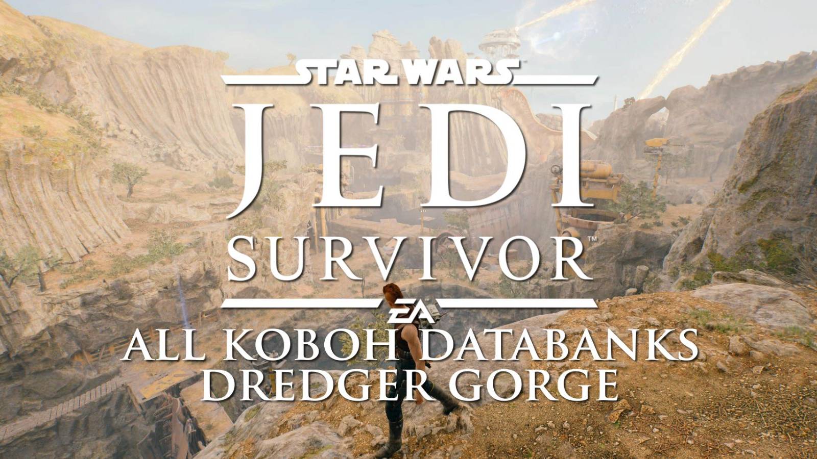 Star Wars Jedi Survivor logo all dredger gorge databanks