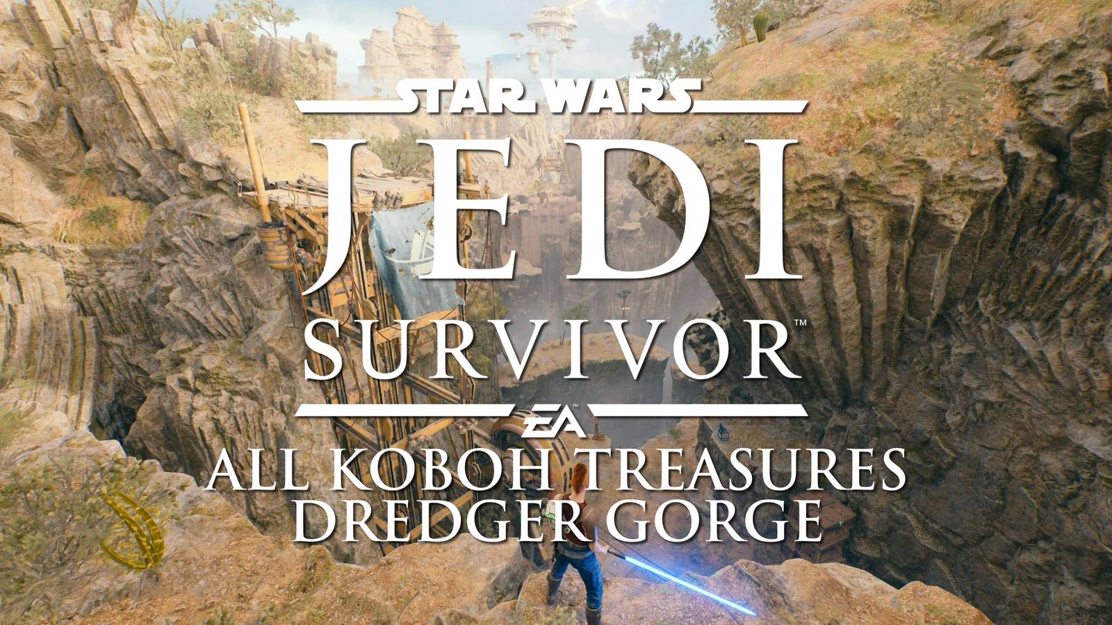 Star Wars Jedi Survivor logo all koboh treasures dredger gorge