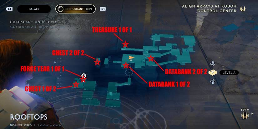 star wars jedi survivor rooftops collectible map