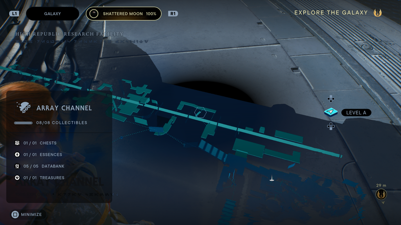 Star Wars Jedi Survivor Shattered Moon Array Channel