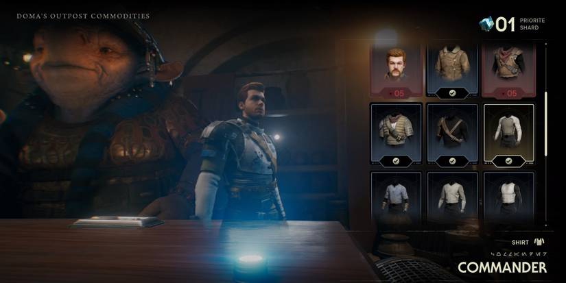 commander shirt in star wars jedi: survivor