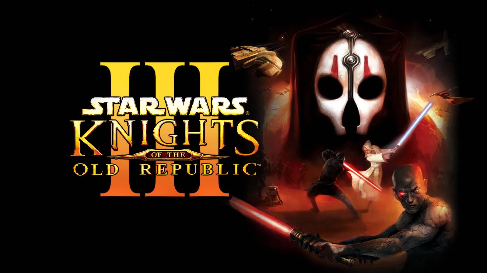 Star Wars Knights of the Old Republic KOTOR 3 mockup
