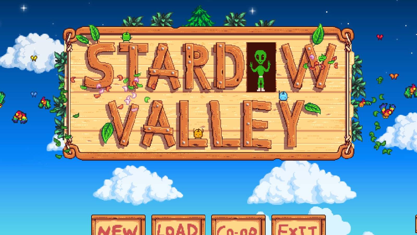 stardew valley title screen secrets