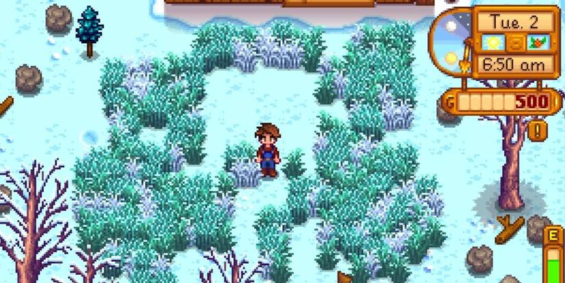 Stardew Valley Winter Grass Mod