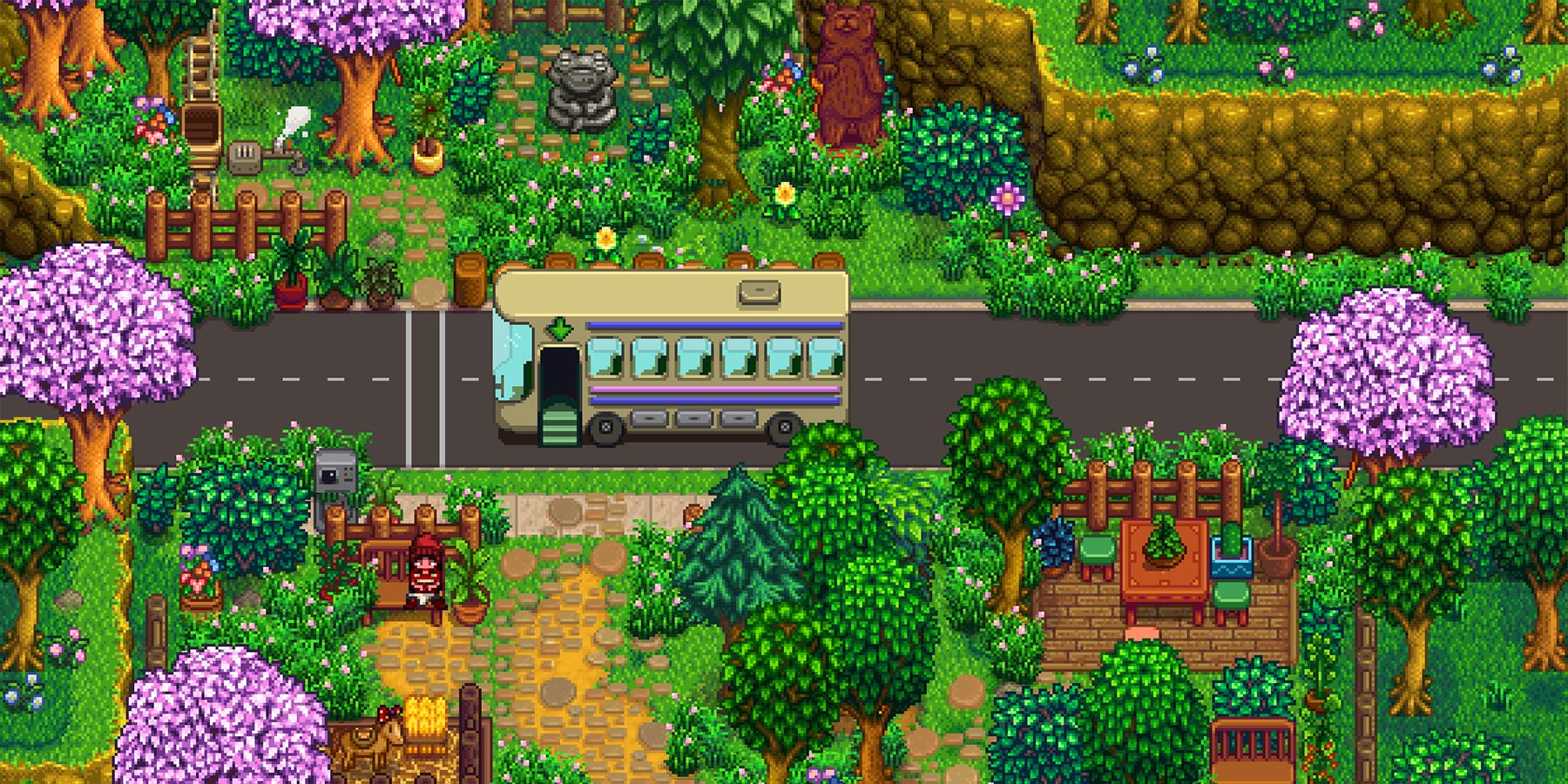 Stardew Valley Player Shows Off Secret Restaurant Built Inside a Tunnel