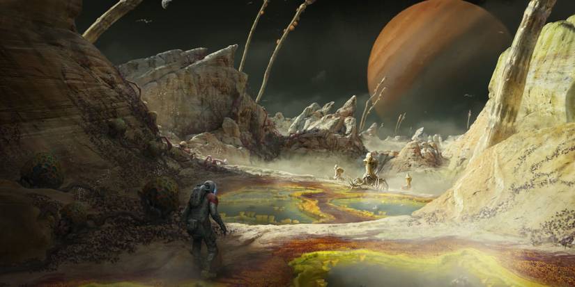 Starfield exploration concept art