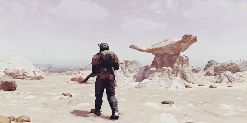 Starfield procedurally generated desert planet