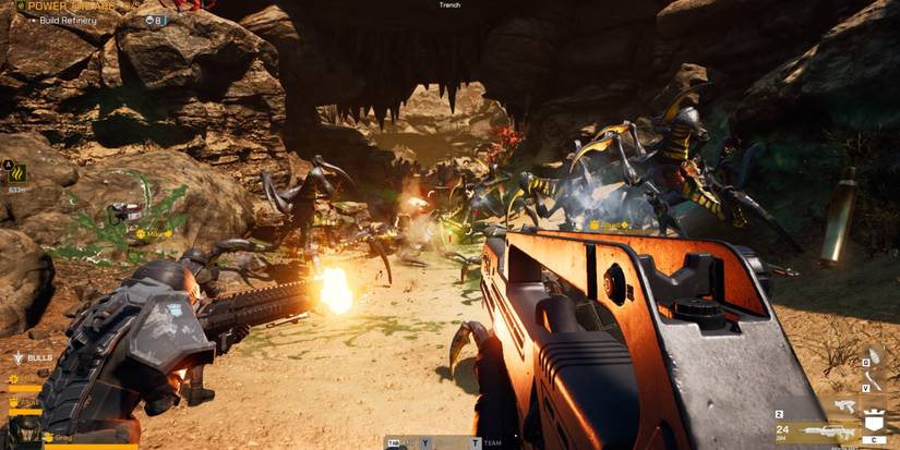 Players on the frontlines should get low or get shot