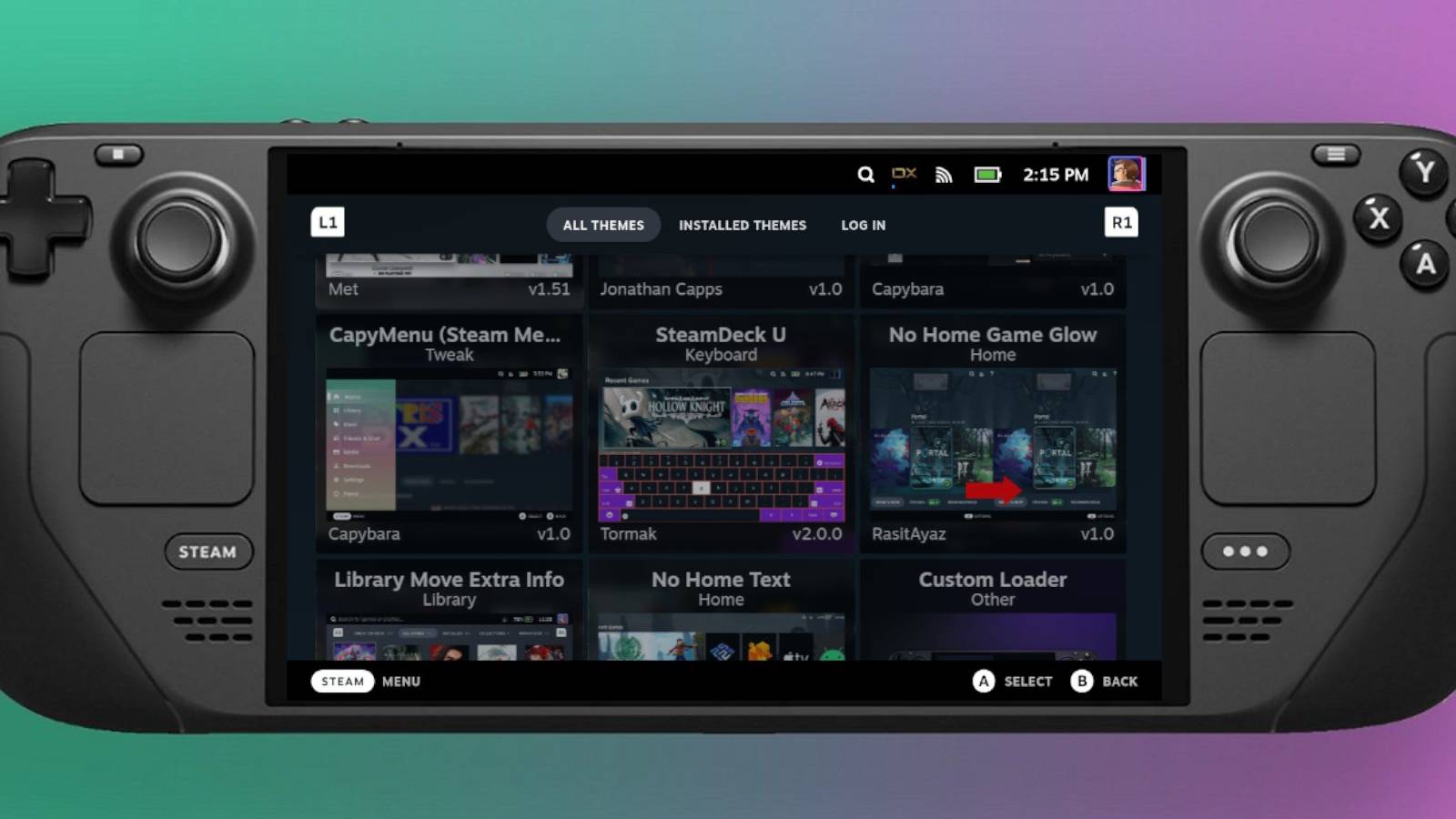 Color Steamdeck How To Change Themes For Steam Deck