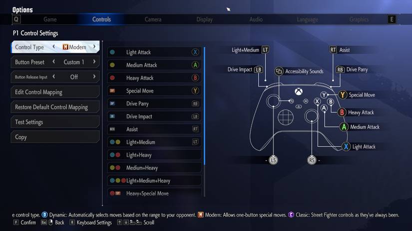 Modern Control Scheme for Street Fighter 6