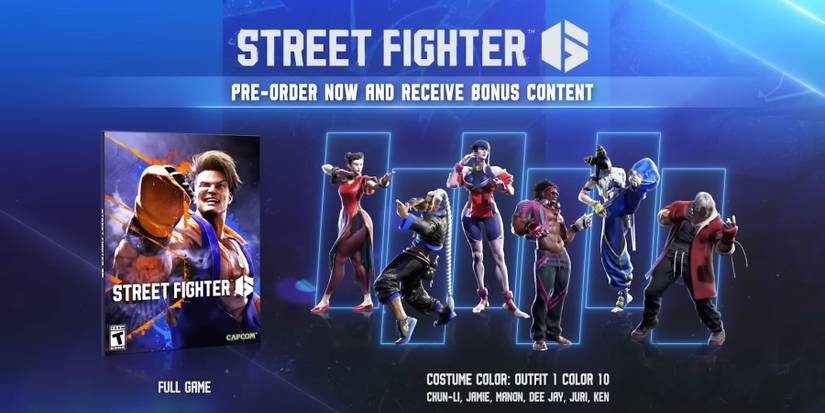 image showing street fighter 6 standard edition perks.