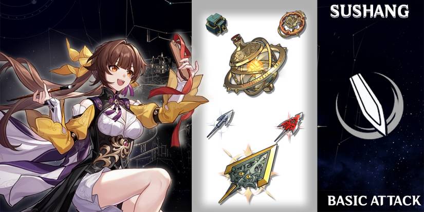 sushang basic attack materials in honkai star rail