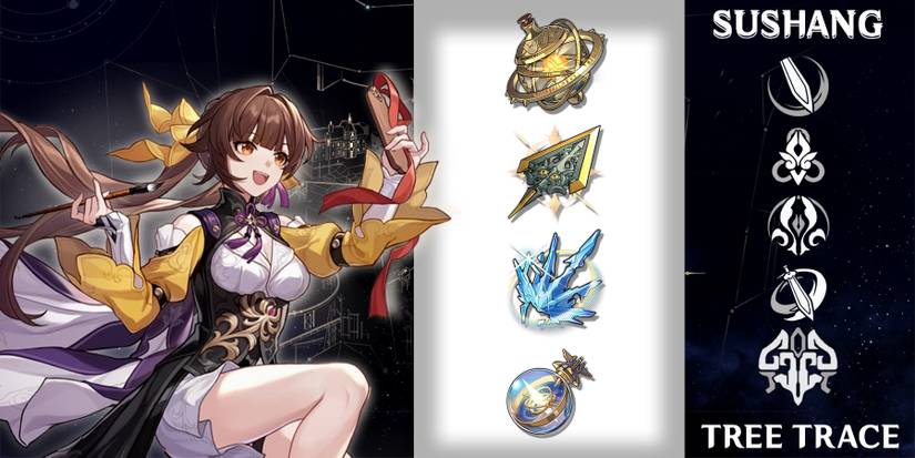 sushang skill tree trace materials in honkai star rail