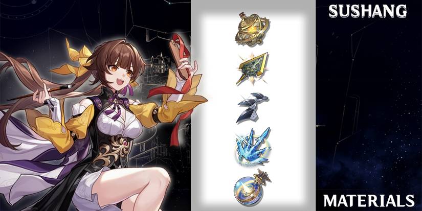 sushang upgrade materials in honkai star rail