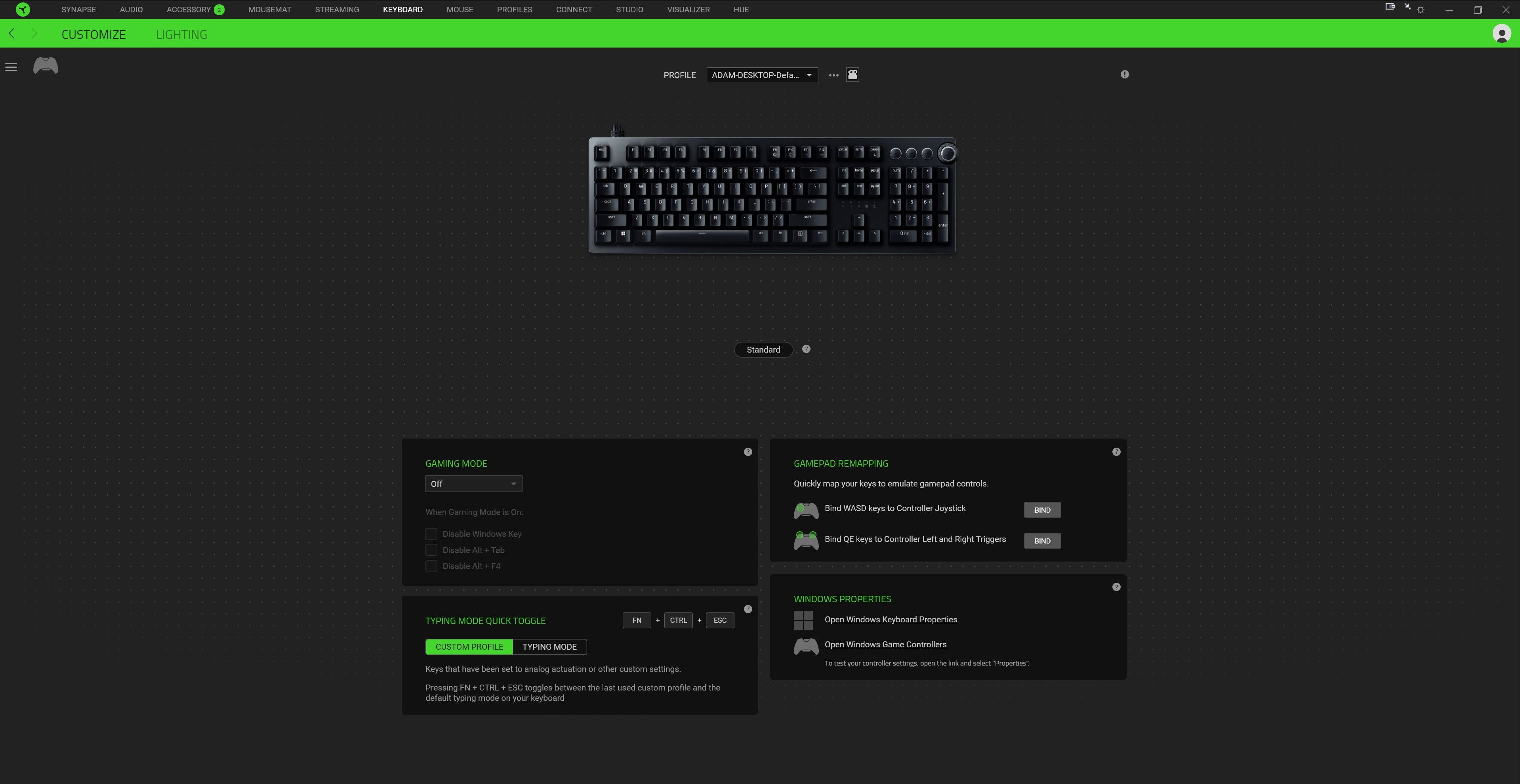 Razer Synapse Software