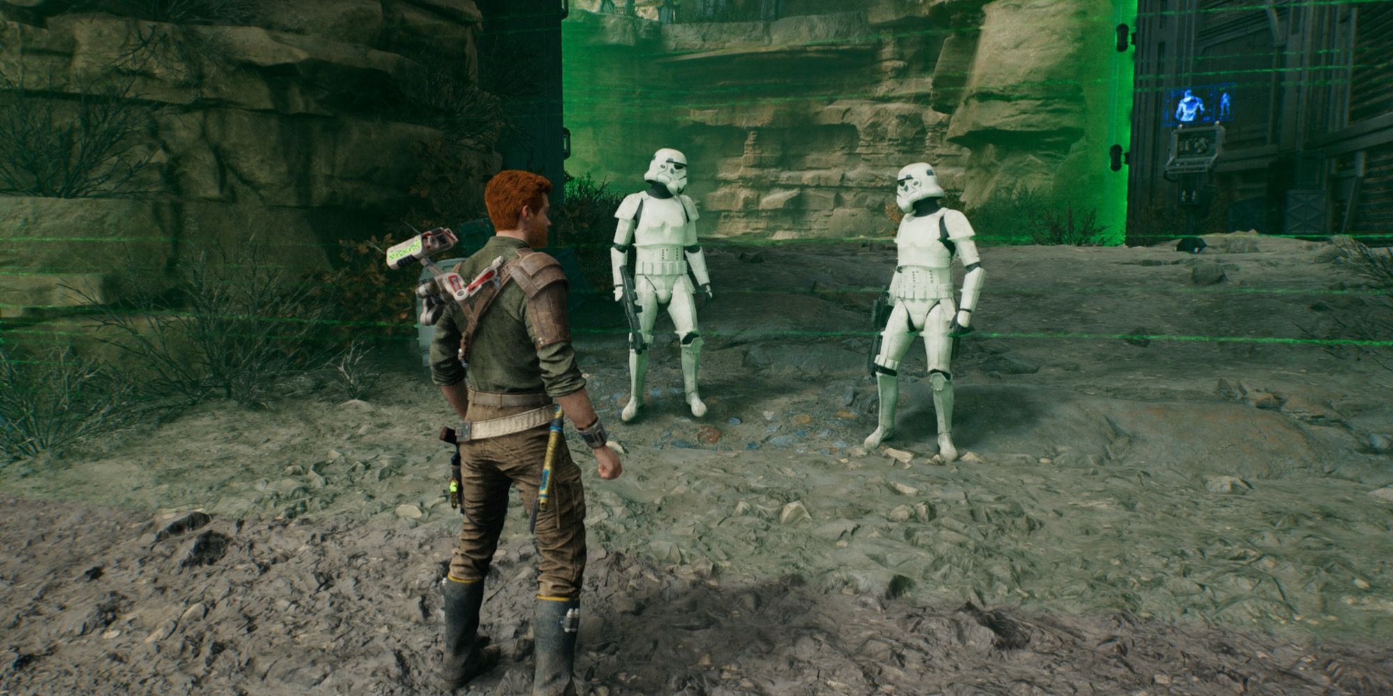 Talking to Stormtroopers in Star Wars Jedi Survivor