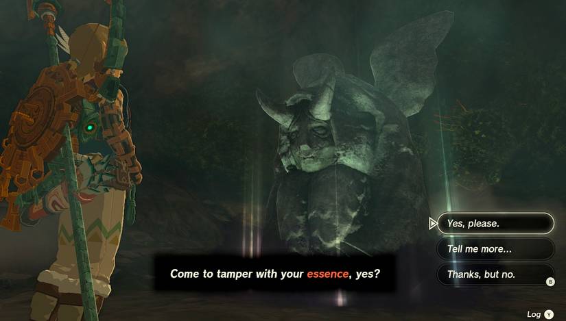 tamper essence zelda tears of the kingdom