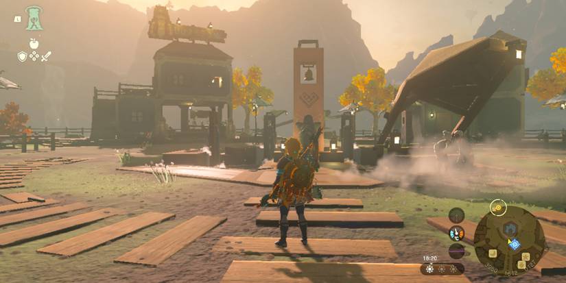 Tarrey Town center in The Legend of Zelda: Tears of the Kingdom