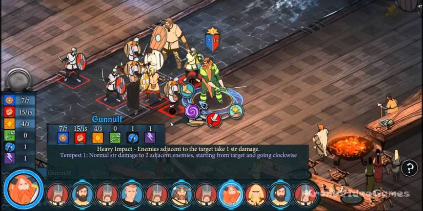 Rook's forces engaging some enemies