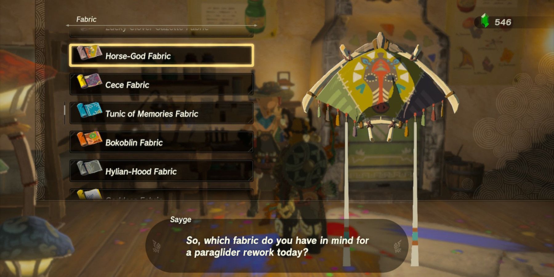 Zelda: Tears of the Kingdom - All Paraglider Fabrics and How to Get Them