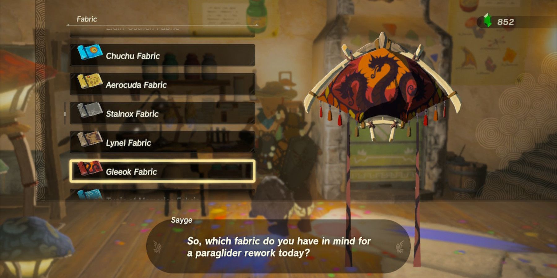 Unveiling the Hidden Paraglider Fabrics in Zelda: Tears of the Kingdom