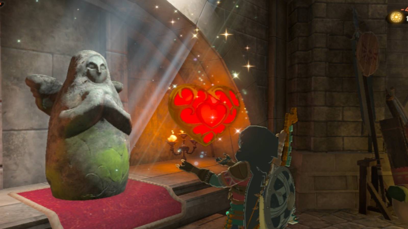 tears of the kingdom heart containers statue stamina