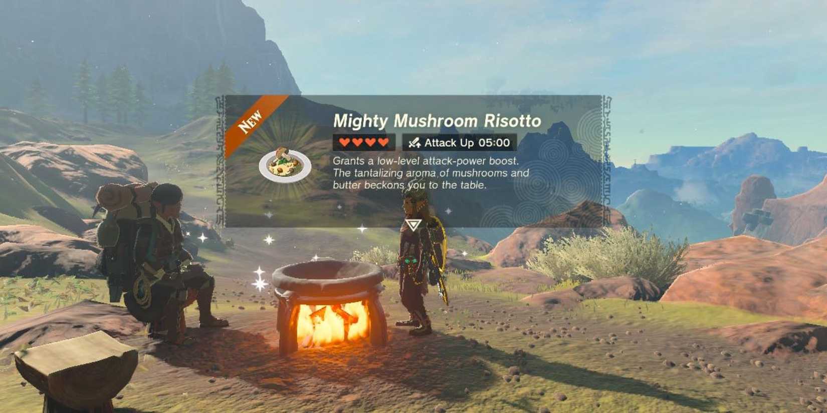 Tears of the Kingdom Mighty Mushroom Risotto