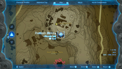 zelda tears of the kingdom fierce deity armor set misko treasure armor location domizuin shrine