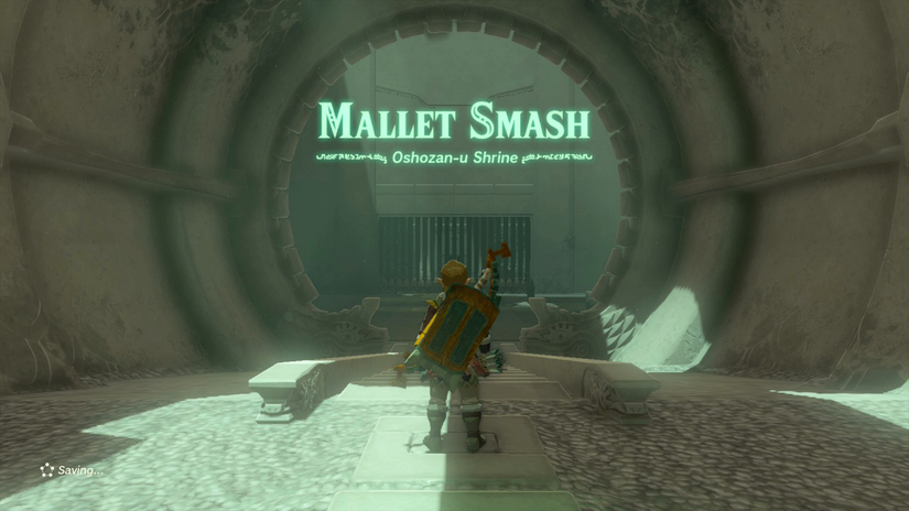 zelda tears of the kingdom oshozan-u shrine mallet smash