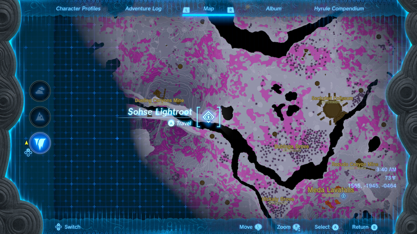 zelda tears of the kingdom ravio's hood sohse lightroot