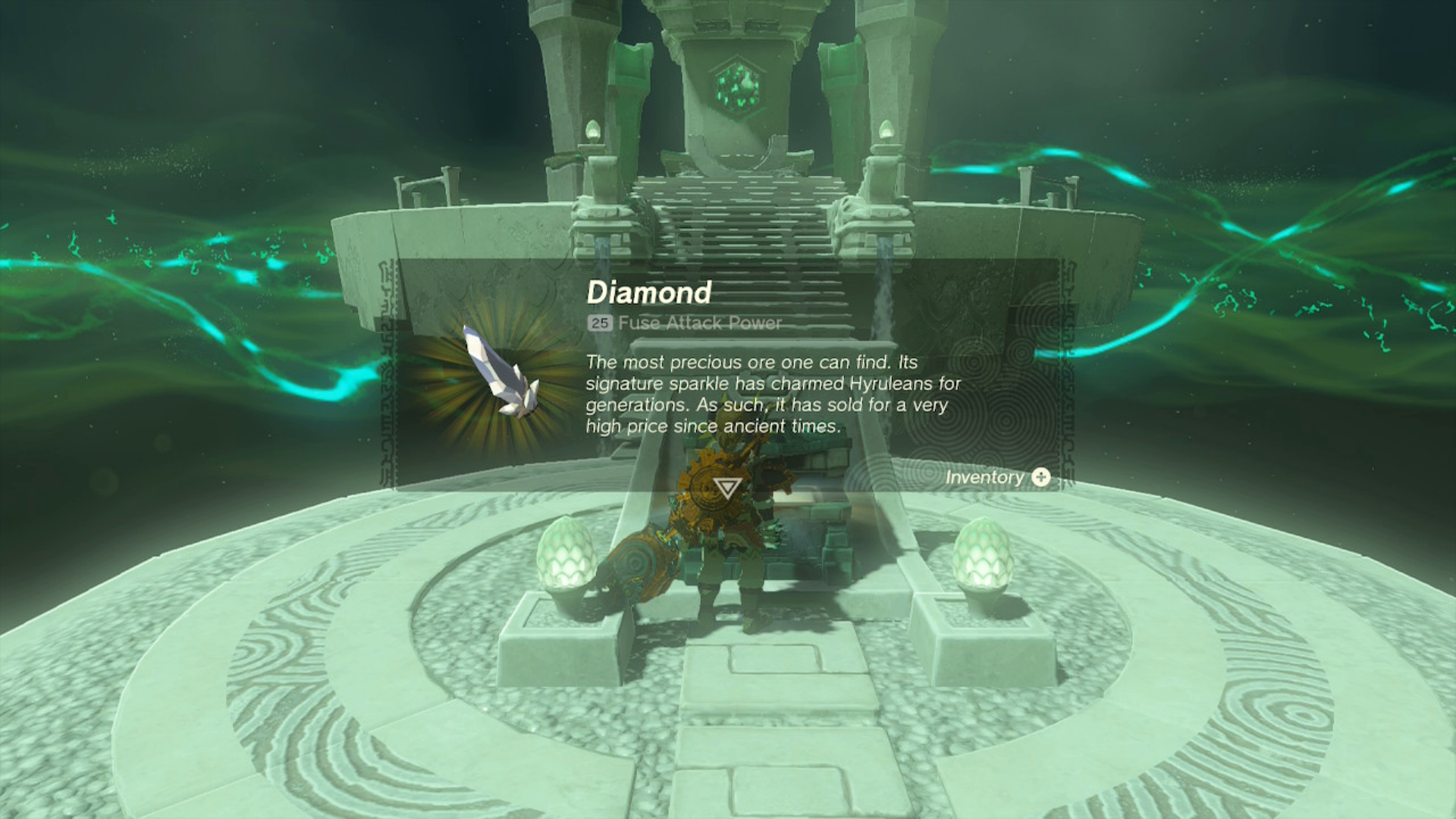 Zelda Tears of the Kingdom of Raurus Blessing Diamond