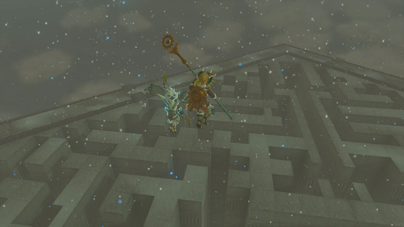 zelda tears of the kingdom north lomei prophecy above maze