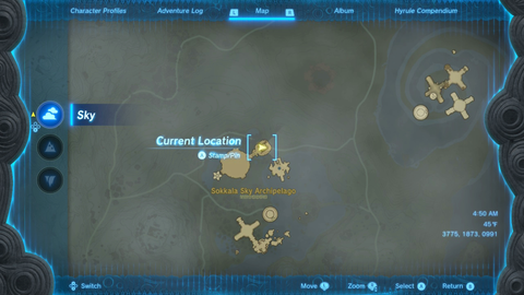 zelda tears of the kingdom lomei sky labyrinth