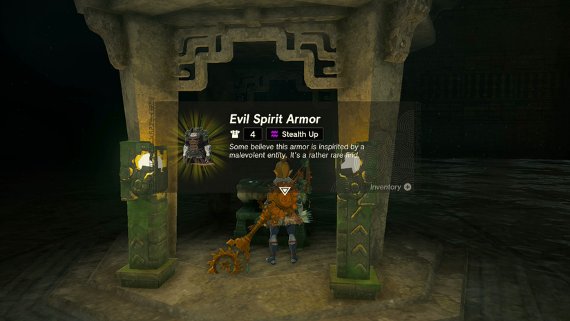 zelda tears of the kingdom evil spirit armor