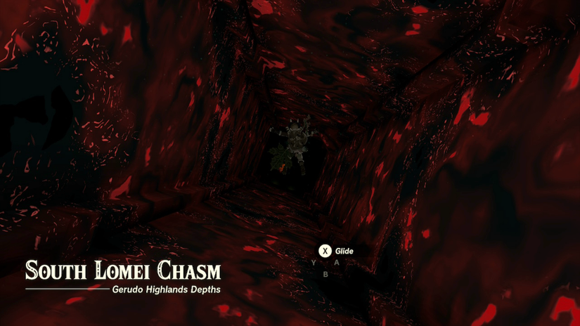 zelda tears of the kingdom south lomei prophecy depths labyrinth chasm