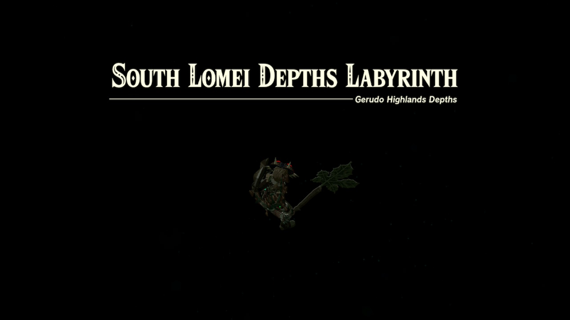 Zelda Tears of the Kingdom of South Lomei Prophecy Deep Maze
