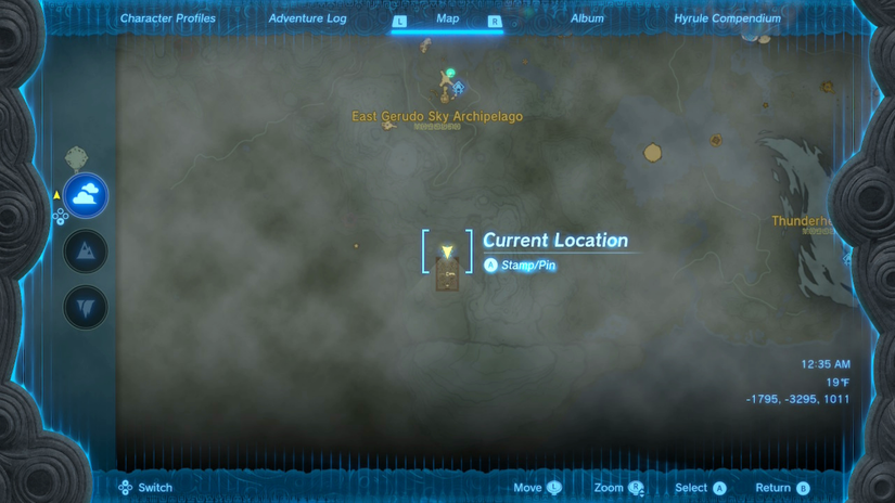 zelda tears of the kingdom south lomei prophecy castle top floor location