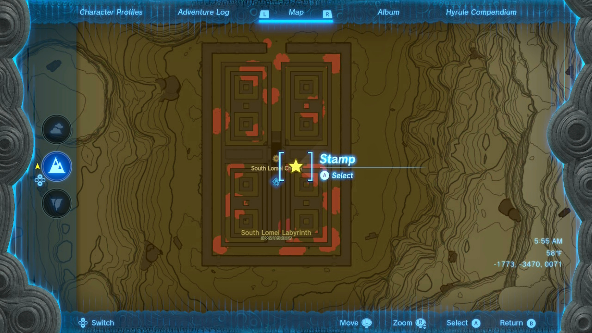 zelda tears of the kingdom south lomei prophecy labyrinth shortcut