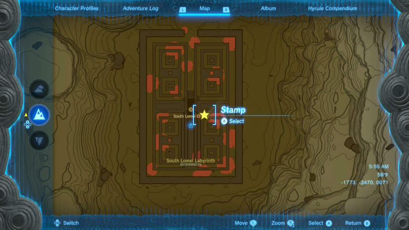 zelda tears of the kingdom south lomei prophecy labyrinth shortcut