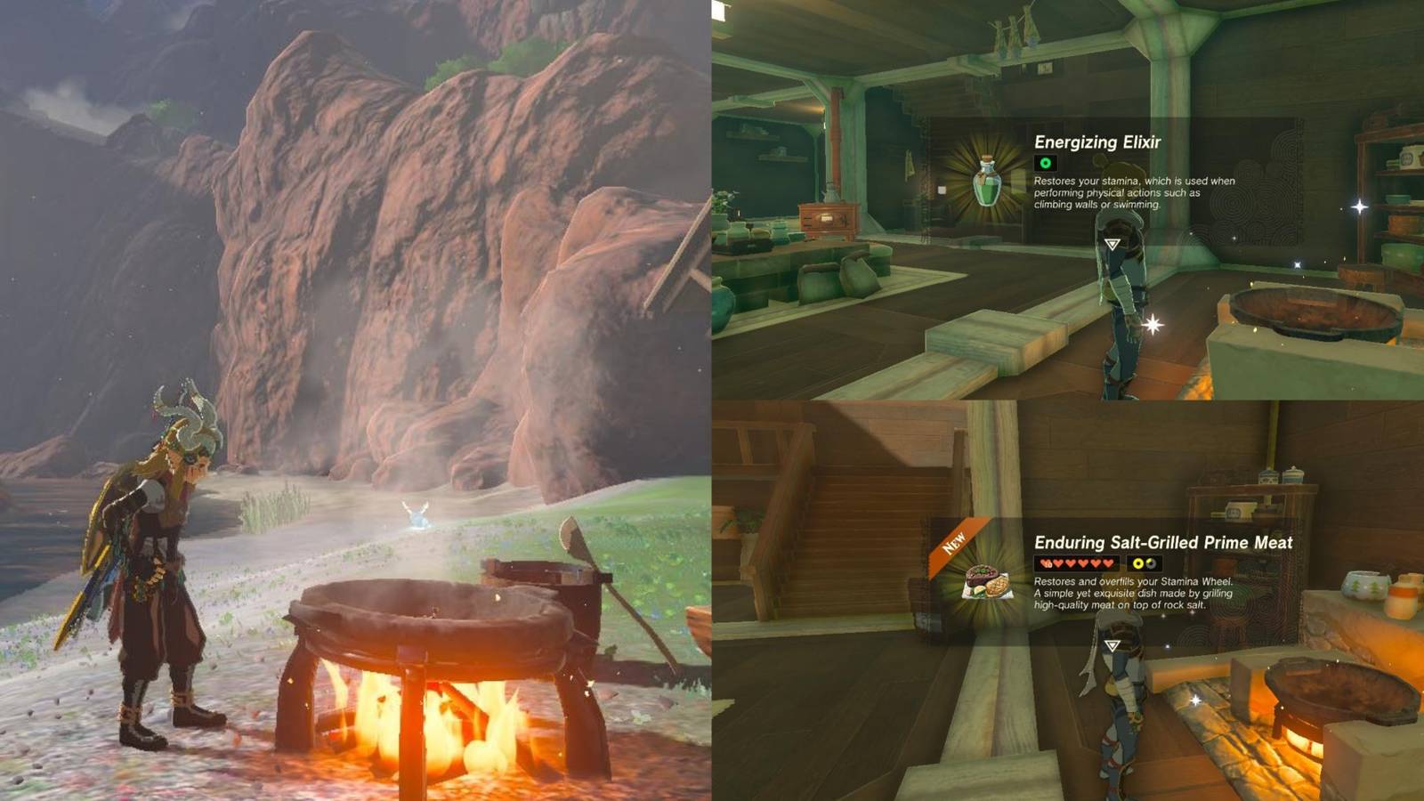 Tears of the Kingdom Stamina Recipes